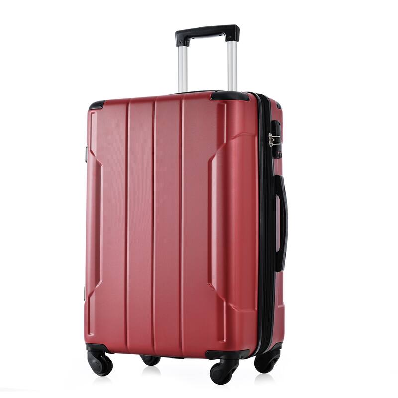 24" Single Luggage Spinner Suitcase & Builtin TSA Lock Durable